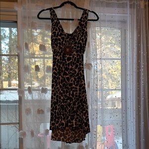 Stylish Black and Brown Dress